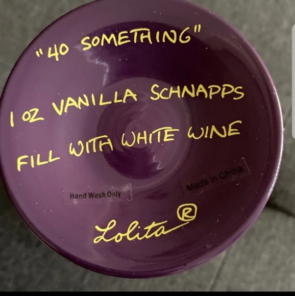 LOLITA 40 Something Wine Glass - Picture 6 of 8